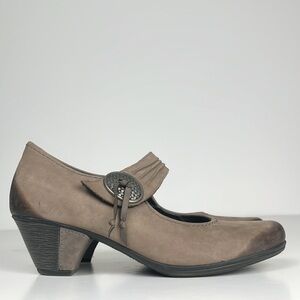 Remonte Dorndorf Taupe‎ Mary Jane Heels / SZ 41 or 9.5